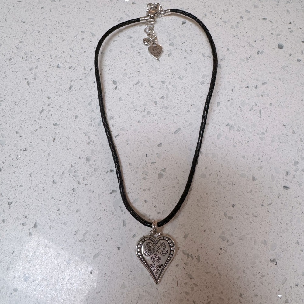 Brighton Silver Heart Pendant Necklace